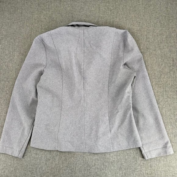 Vintage Spago Before Everything Else Blazer Lightweight Gray size 14 Buttons - Picture 12 of 15
